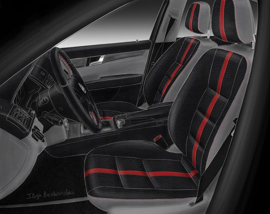 Интерьер Mercedes-Benz C-Class by Carbon Motors 2016 года  (фото 17 из 17)